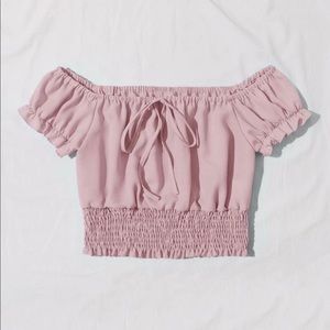 off the shoulder crop!